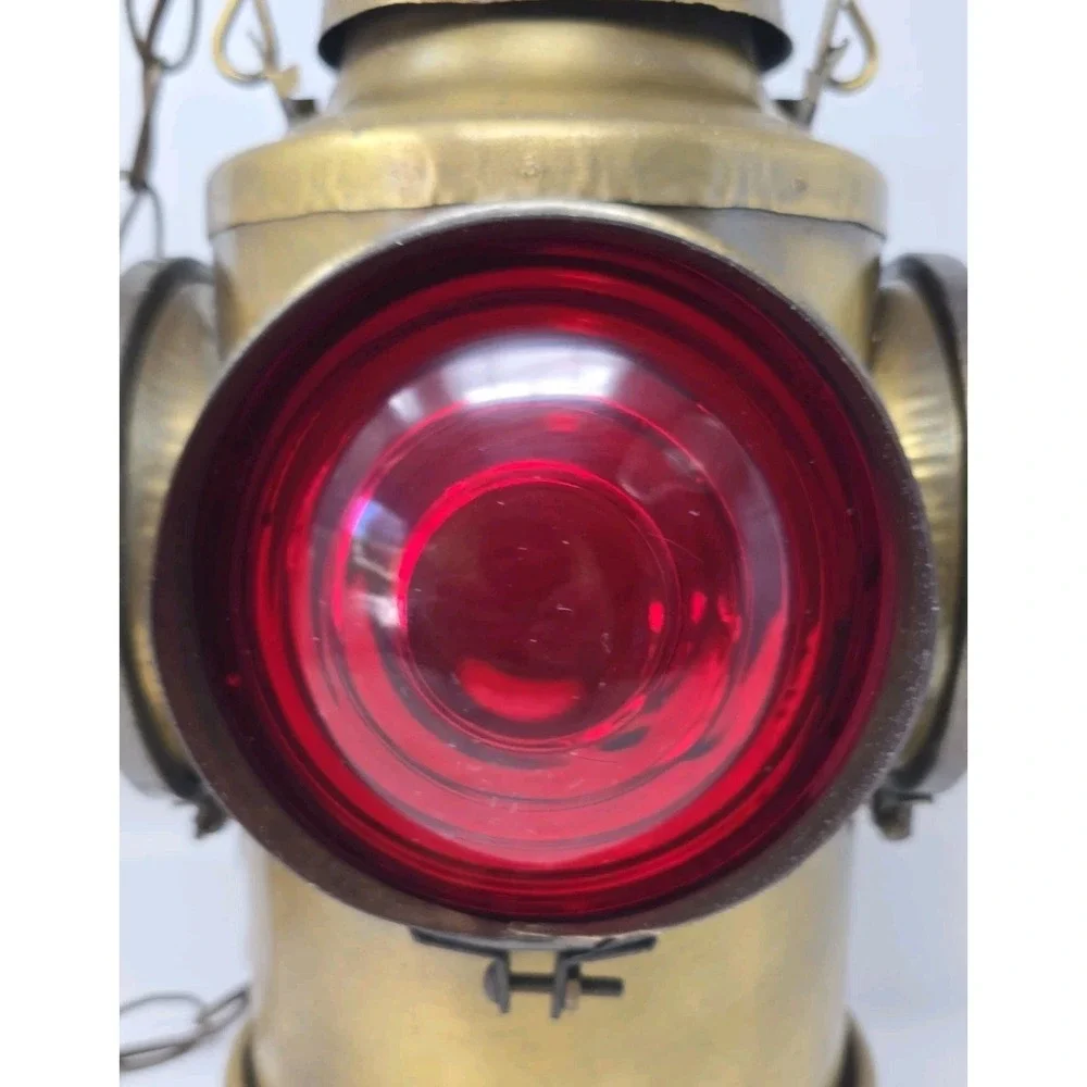 Handlan St Louis USA Alton & Southern Railroad Signal Lantern Light Antique VSD